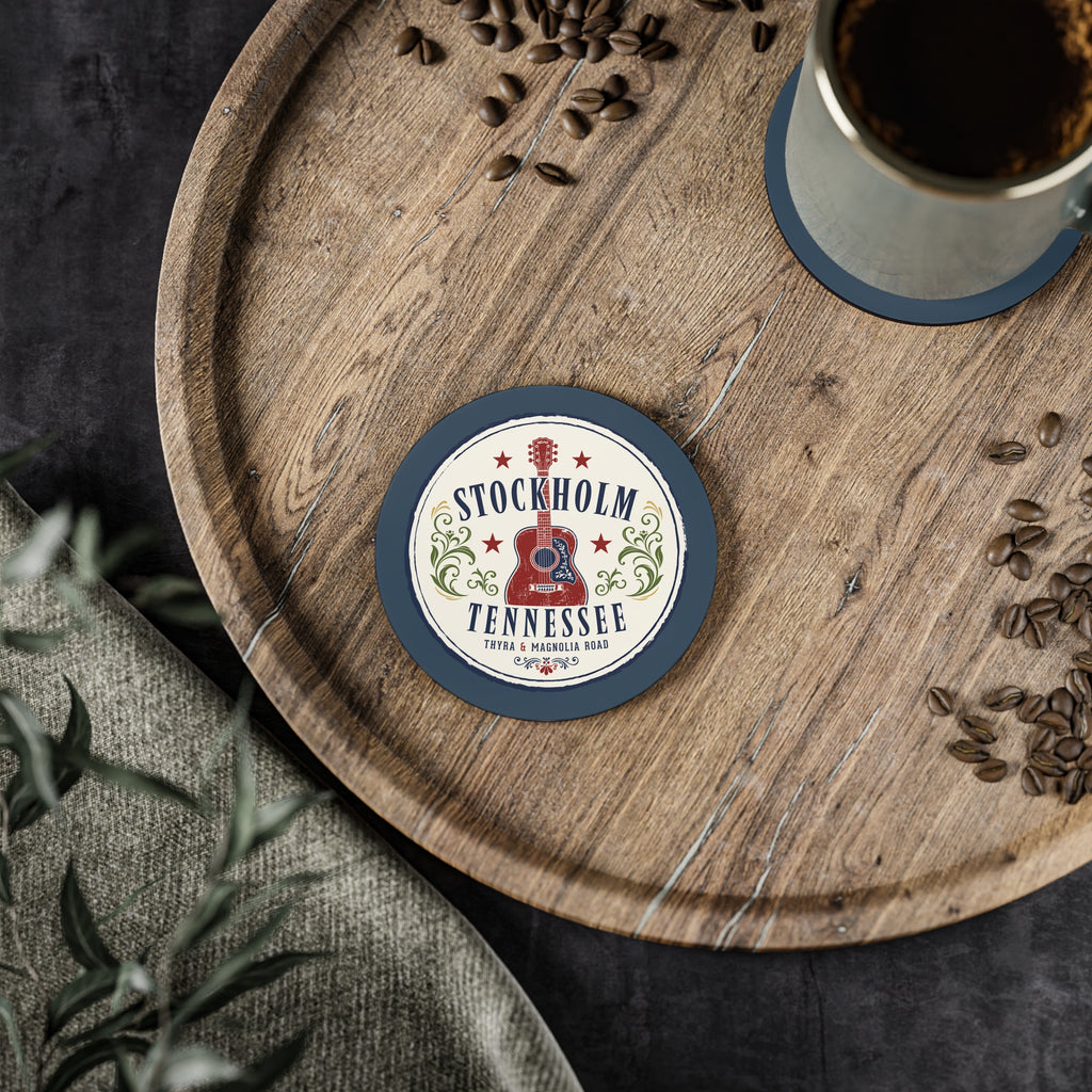 Stockholm Tennessee — Retro Music City Drink Coaster (Set)
