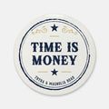 Time is Money — Retro  Drink Coaster