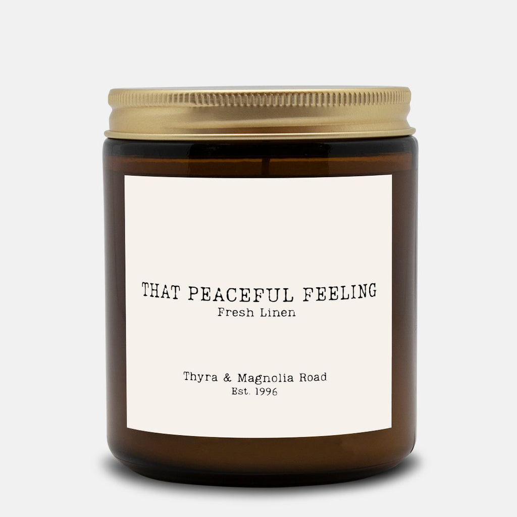 That Peaceful Feeling Candle Amber Jar 9oz
