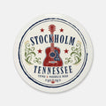 Stockholm Tennessee — Retro Music City Drink Coaster