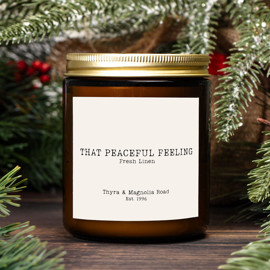That Peaceful Feeling Candle Amber Jar 9oz